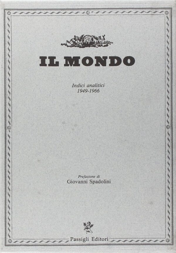 Indici analitici de Il Mondo
