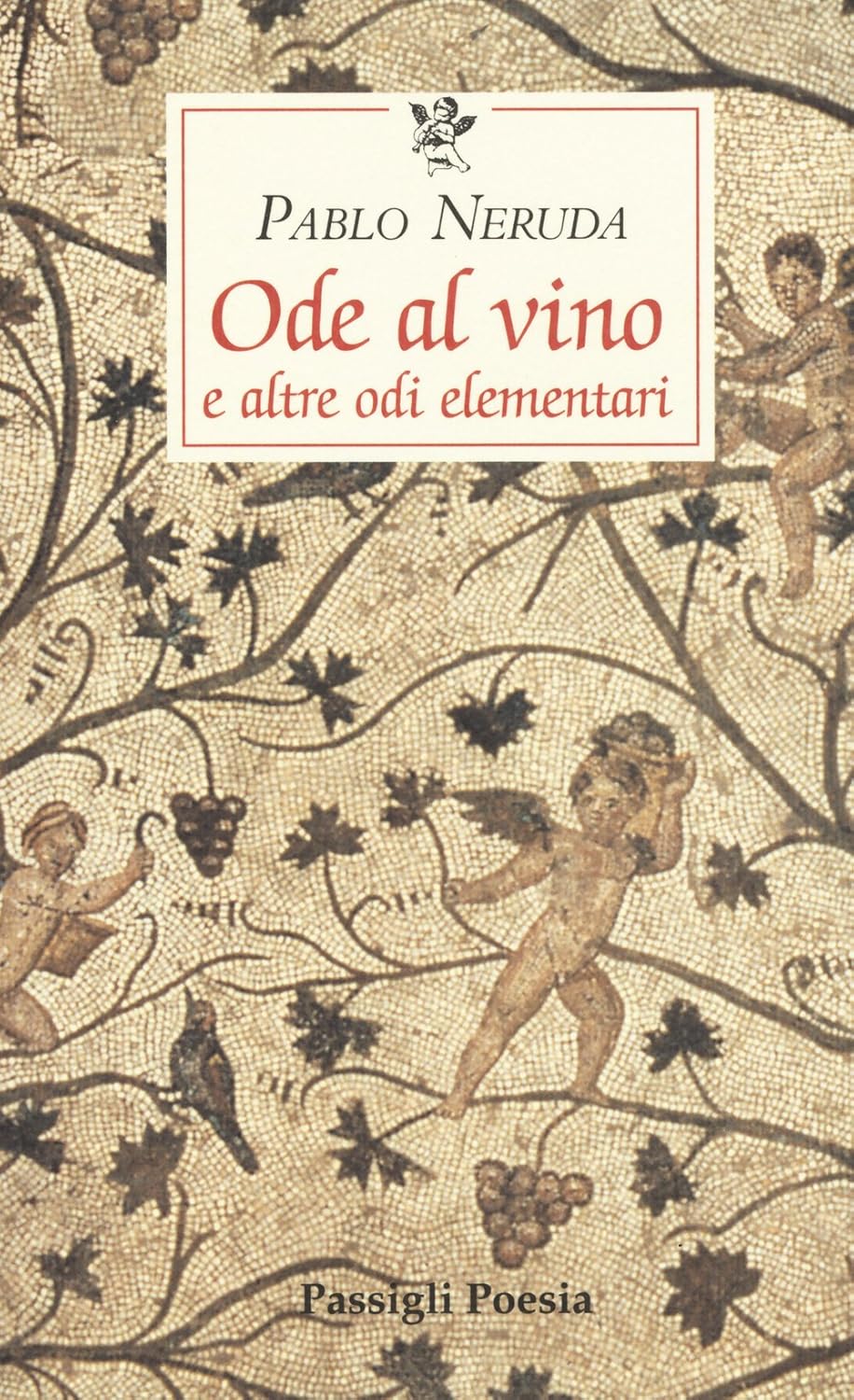 Copertina di Ode al Vino di Neruda