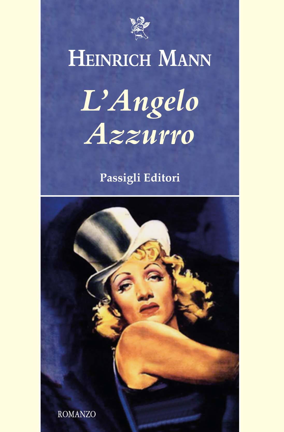 Copertina dell'Angelo Azzurro di Mann edito da Passigli Editori