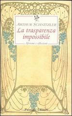 Arthur Schnitzler La trasparenza impossibile
