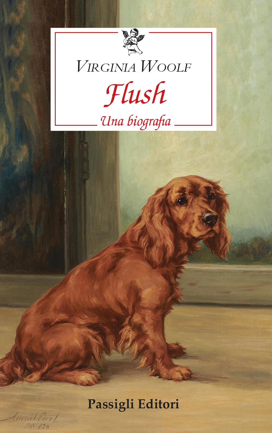 Copertina del libro "Flush" di Virginia Woolf edito da Passigli Editori