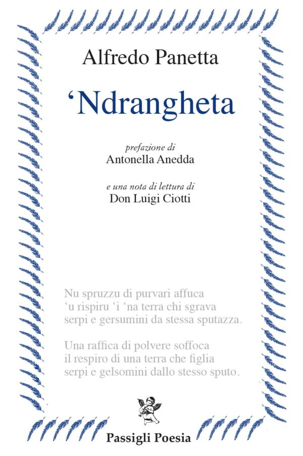 Copertina di Ndrangheta di Alfredo Panetta per Passigli Poesia