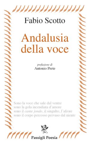 Il libro "Andalusia della voce" di Fabio Scotto per Passigli Editori per la collana Passigli Poesia