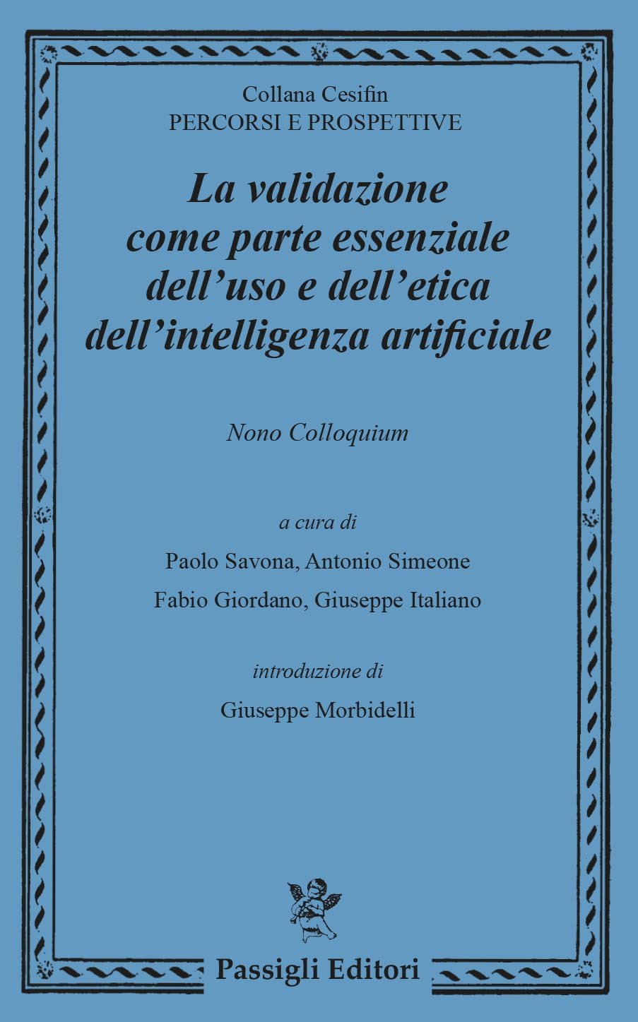 Copertina del libro sull'intelligenza artificiale di Passigli