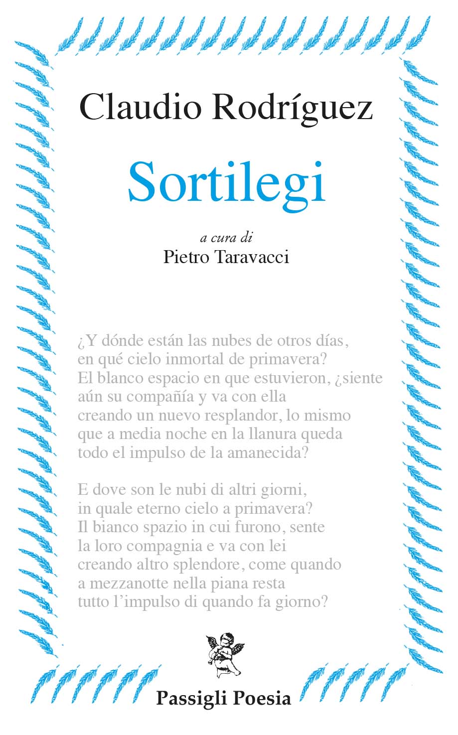 Copertina di Sortilegi di Claudio Rodriguez